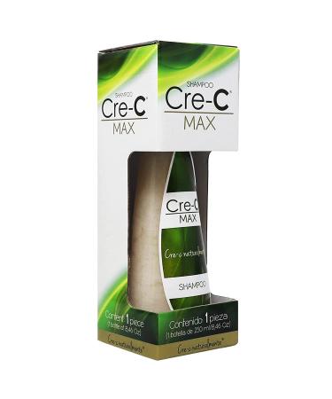 Cre-C Max Cleansing and Strengthening Shampoo for Hair Loss Prevention - 8.46 FL Oz Bottle - Buy Online on GoSupps.com