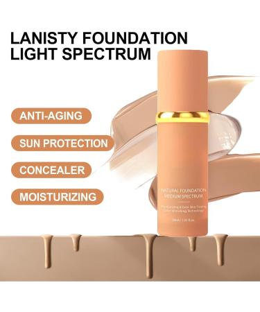 4 in 1 Liquid Foundation SPF 50+ Moisturizing Medium Full Coverage Concealer Suitable for Fitness Sports Dance 1pcs - Buy Online on GoSupps.com