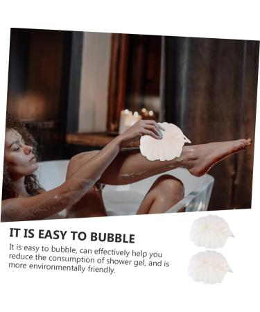 FRCOLOR 4 Pcs Large Bath Ball Bubble Maker - Mesh Nets Shower Scrubber & Loofah - Ideal for Relaxing Baths - Buy Online on GoSupps.com