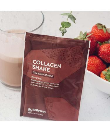 Dr. Kellyann Keto Chocolate Almond Shakes - 100% Grass Fed Collagen Protein | Gluten Free Dairy Free Soy Free | Ideal for Keto Paleo & Weight Loss - 7 Servings - Buy Online on GoSupps.com