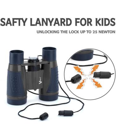 Vanstarry Compact Binoculars for Kids | Waterproof 5X30 Optical Lens with Compass | Ideal Toy Gift for Boys & Girls | Perfect for Bird Watching, Hiking, Camping, Fishing - Buy Online on GoSupps.com