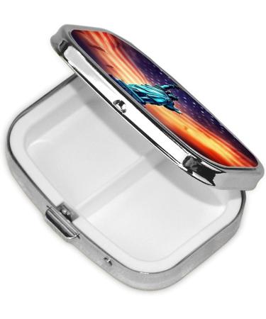 Independence Day Printed Pill Box | Portable Travel Medicine Organizer - Shop Now - Buy Online on GoSupps.com