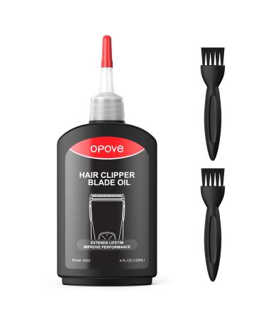OPOVE Premium Hair Clipper Blade Lubricating Oil for Clippers, Trimmers, Groomers, Rust Prevention, 4.05oz/120ml, 1 Pack