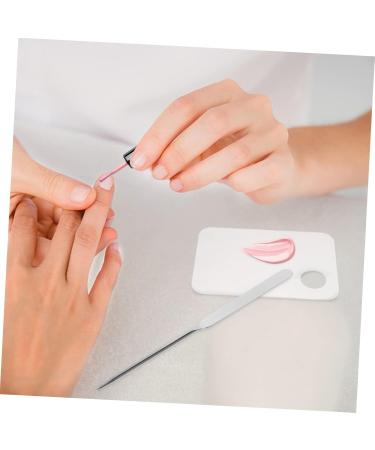 Buy Hemoton Palette Stick Makeup Set - Foundation & Skincare Spatula | Korean Cosmetics Mixing Palette & Mini Stainless Steel Spatula - 17.5X15CM - Buy Online on GoSupps.com