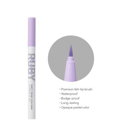 Ruby Kisses Party Proof Eyeliner - Lavender Latte | Waterproof, Long-Lasting & Premium Felt-Tip Eyeliner - Buy Online on GoSupps.com