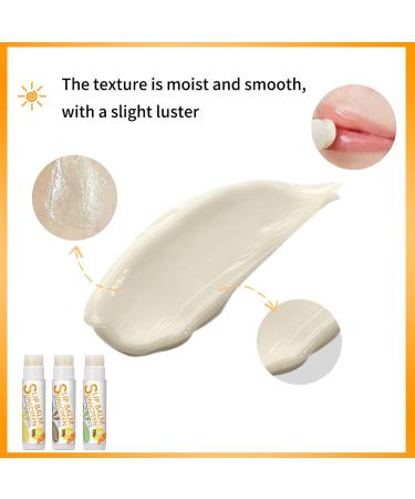 Shop SPF 30 Lip Balm Set - 3 Pcs Hydrating Flavored Lip Balm with Vitamin E & Aloe Vera for Women & Girls - International Shipping Available - Buy Online on GoSupps.com