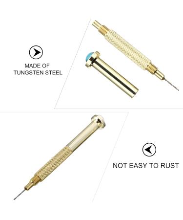 FRCOLOR 6 Pcs Nail Drilling Drill Acrylic Nail Drill Nail Piercing Drills Manicure Drill Nail Sander Drill Professional Nail Drill Diy Nail Drill Nail Art Tools Metal Ornament Pointy 6.5x0.8cmx2pcs Goldenx2pcs - Buy Online on GoSupps.com