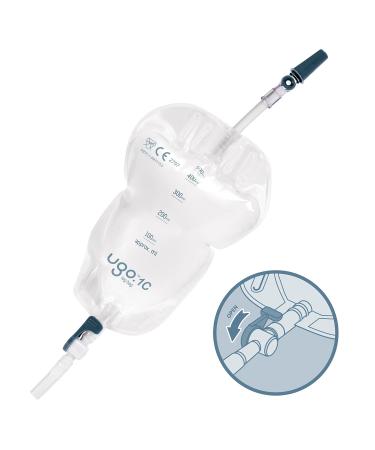 UGO Leg Pockets (10-Pack) - Soft Back Urinary Drainage Bags & Catheter Leg Bags | T-Shaped & Lever-Shaped | 500ml Capacity - Buy Online on GoSupps.com