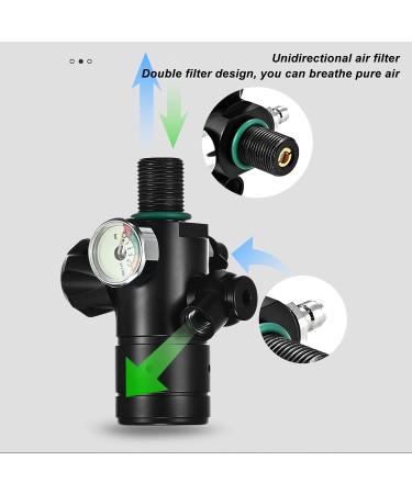 Oxygen Tank Set Safe Waterproof Portable Oxygen Tank Kit Comfortable with Breathing Tube for Beach - Buy Online on GoSupps.com