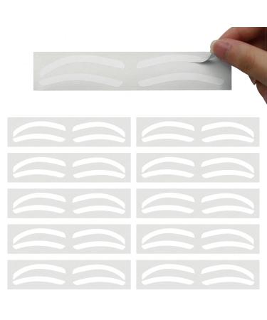 Buy Disposable Eyebrow Design Stencils - 10 Pairs C Type for Perfect Brow Shaping | International Shipping Available - Buy Online on GoSupps.com