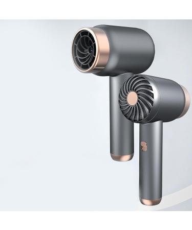 Ionic Cordless Hair Dryer 1000W Three-Speed Hair Dryer Rechargeable Blow Dryer w/Hot & Cold Air Fast Drying Low Noise Travel Hairdryer Home Travel Salon Use (Grey) - Buy Online on GoSupps.com