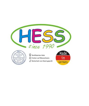 Hess Wooden Toys 00452 - Handmade Wooden Wagon for Birthday Train & Candle Holder | Perfect Birthday Table Decoration - Buy Online on GoSupps.com