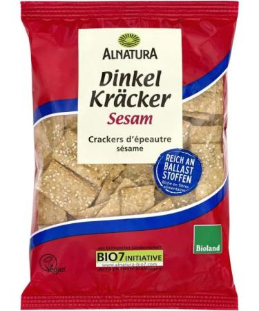 ALNATURA - Spelt Sesame Crackers 175G - Pack of 4 - Buy Online on GoSupps.com
