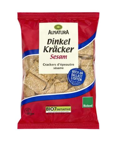 ALNATURA - Spelt Sesame Crackers 175G - Pack of 4