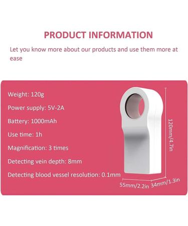 Inlima Venenfinder - Vascular Vein Finder Lamp for Nurses | Easy Subcutaneous Vein Detection for Older Children - Buy Online on GoSupps.com