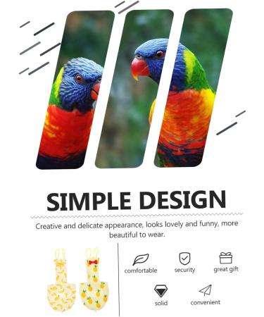 PopetPop 8 Pack Parrot Flight Suit & Bird Diapers - Comfortable Cotton Diaper Pants for Pets - International Shipping Available - Buy Online on GoSupps.com