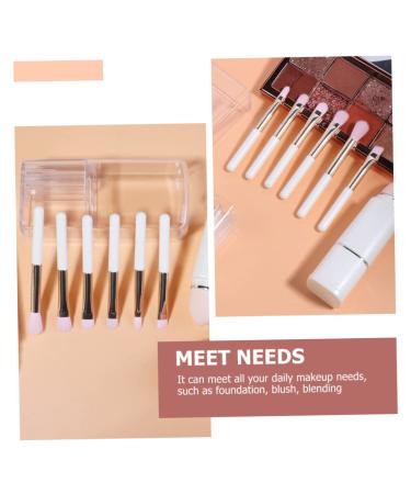 Buy Minkissy 2 Sets Makeup Brush Kit - White Travel Eyebrow Brushes for Flawless Makeup - Shop Internationally - Buy Online on GoSupps.com