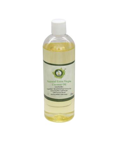 R V Essential Huile de noix de coco extra vierge naturelle 100ml (3.38oz) - Cocos Nucifera (100% pur et naturelle press e froid) Cold Pressed Natural Extra Virgin Coconut Oil