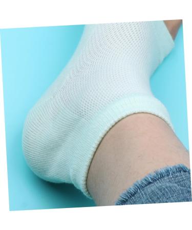 Mikinona 2 Pairs Gel Socks Sprouts Clips Dry Feet Socks Lotion Socks Heels for Men Foot Heel Sleeves for Cracked Heels Heel Socks Men Sock Spa Socks Ankle Socks Toeless Socks - Buy Online on GoSupps.com