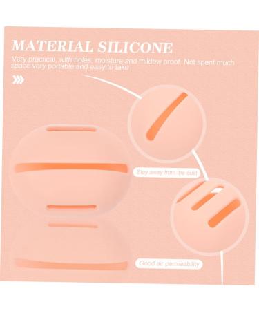 MAGICLULU 1set Powder Puff Storage Box Silica Gel Beauty Egg Miss Fashion Pink Pink 20X4.8CM - Buy Online on GoSupps.com