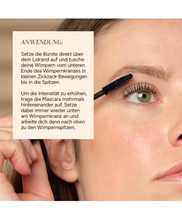 JUNGL CK Peptide Mascara Vegan - Mascara noir sans huiles min rales - Pour des cils longs denses et noirs profonds - Sans bavures avec un actif peptidique un acide hyaluronique et de l'huile de - Buy Online on GoSupps.com