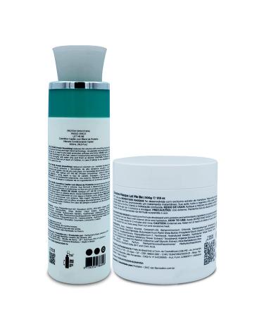 Let Me Be Smoothing System Mask Protein Biorestore Masque Hair Care 2x500ml - 2x16.9 fl.oz - Buy Online on GoSupps.com