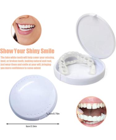 Tanant Denture Teeth - Temporary Silicone Fake Teeth for Imperfect Smile - Durable Dental Prostheses - Buy Online on GoSupps.com