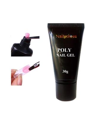 Nail gel for artificial nails natural pink