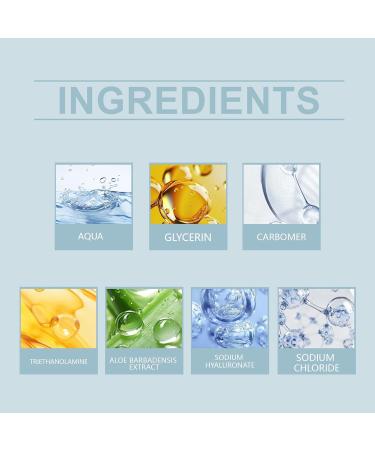  WJnflQN Moisturizing Face Gel - Nourishing Cream Light Texture Fast Penetrating with Electrolytes for Dry and Combination Skin - Buy Online on GoSupps.com