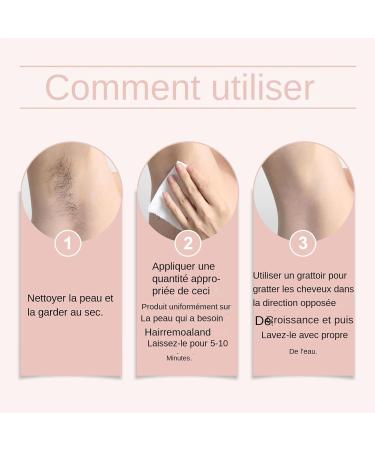  Jingmiger Facial Hair Removal Cream - 120ml Nourishing Hair Removal Cream with Spatula - Bikini Hair Removal Product For Women Face Arms Underarms Bikini Line Legs Intimate Area Care - Buy Online on GoSupps.com