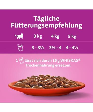 Whiskas 7+ Cat Food Classic Selection in Sauce - 12x85g (4 Packs) | High-Quality Wet Food for Senior Cats - International Shipping Available - Buy Online on GoSupps.com