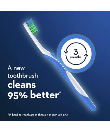 Oral-B Bacteria Blast Toothbrush - Soft  Green & Yellow (4 Count  Pack of 2) - Buy Online on GoSupps.com