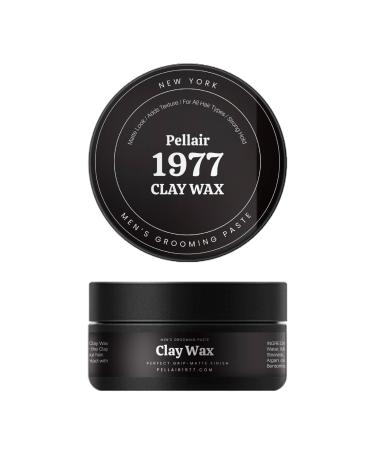 Matte Clay Wax For Men Hairstylist tested and recommended for a cool textured look. Great scent washes out easily.