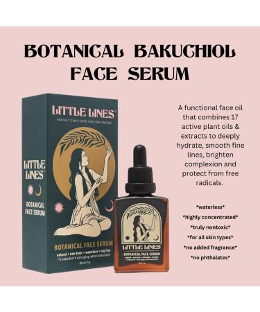 Botanical Bakuchiol Face Serum | Natural Anti-Aging Retinol Alternative | Hydrating Face Oil for Fine Lines & Wrinkles | Brightening & Cold-Pressed Skin Care - Buy Online on GoSupps.com
