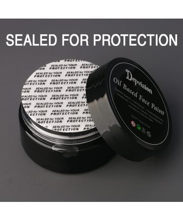 Professional Oil-Based Face Paint for Kids and Adults - Halloween SFX Makeup - 30g Black & White Set - Buy Online on GoSupps.com