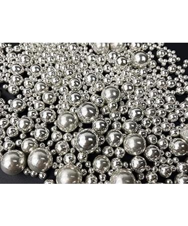 Edible Pearl Sugar Streusel Candies - 120g | Mixed Size Cake & Cupcake Decorations Ice Cream Toppers for Weddings & Parties - Buy Online on GoSupps.com