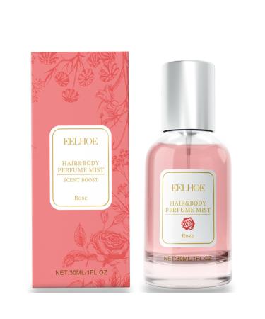 Hair Perfume for Women Long Lasting Fragrance that Refreshes Hair Pheromones Perfumes Hair and Body Fragrance Rose Fine and Smooth Fragrance Mist Nourishing and Hydrating Hair Shine Spray