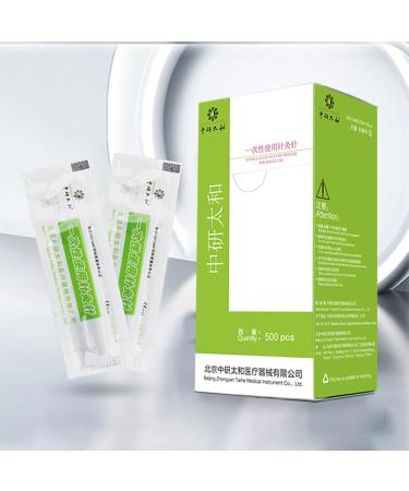 Zhongyan Taihe 500 pieces/cardboard acupuncture needles Beauty massage acupuncture pen sterile acupuncture diameter 0.16 mm (0.16 * 7mm) 0.16 * 7mm