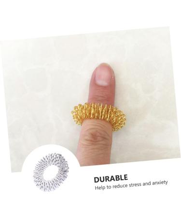 Buy Beavorty 20pc Finger Massage Rings - Pink Spiky Sensory Stress Relief Acupressure Tools for Bathroom Accessories - Buy Online on GoSupps.com