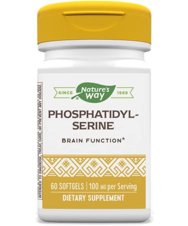 Nature's Way Phosphatidylserine, 100 mg per serving, 60 Softgels - Buy Online on GoSupps.com