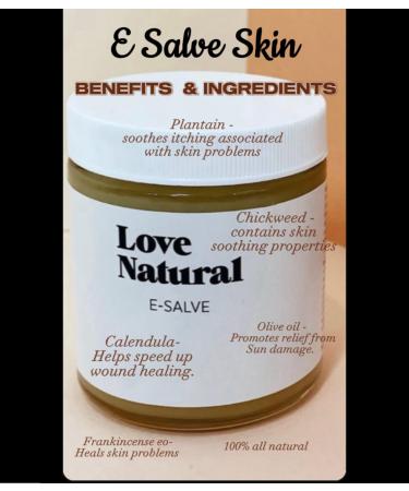 E salve- Natural- All Purpose- plantain-chickweed-calendula - Buy Online on GoSupps.com