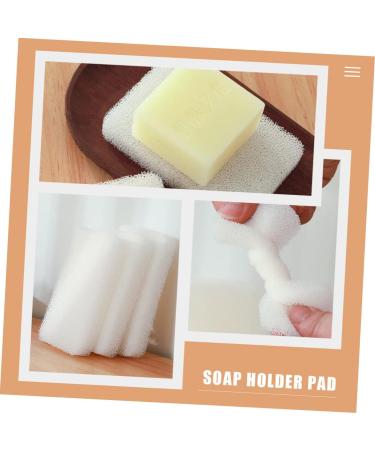 Ciieeo 20 Pcs Soap Pad Silicone Soap Holder Soaps Silicone Soap Mat Soap Keep Dry Mats Soap Dish Cushion Bathroom Soap Mats Bath Board for Tub Sink Accessories Sponge Soap Box Non-slip - Buy Online on GoSupps.com
