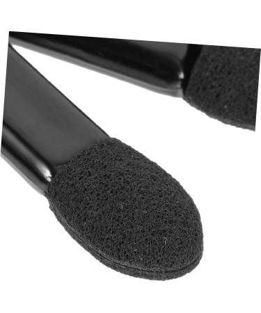 Baluue 300 Pcs Mini Eyeshadow Swab Eye Makeup Lip Scrub Brush Eyelash Spoolie Black Plastic - Buy Online on GoSupps.com