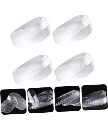 NOLITOY Heightening Insoles for Men - Gel Shoe Inserts for Increased Height & Comfort - 4 Pairs of Invisible Heel Cushion Pads - Buy Online on GoSupps.com