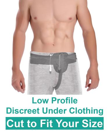 Buy Universal Hernia Belt Truss for Men & Women | Adjustable Inguinal Support Guard for Pain Relief & Post Surgery - 2 Removable Compression Pads - Buy Online on GoSupps.com