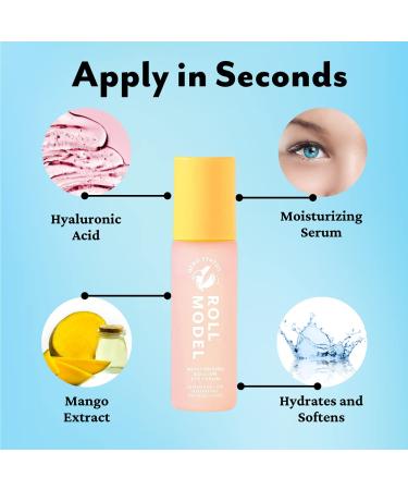 Patchology Quartz Under Eye Roller | Roll Model Moisturizing Serum with Hyaluronic Acid and Mango Extract - Buy Online on GoSupps.com