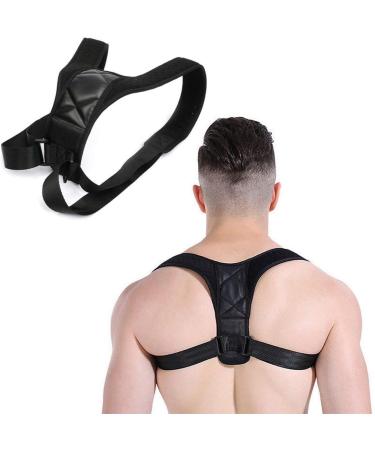 Nanet Posture Corrector Brace for Men and Women - Back Straightener and Slouching Corrector in Black - Buy Online on GoSupps.com