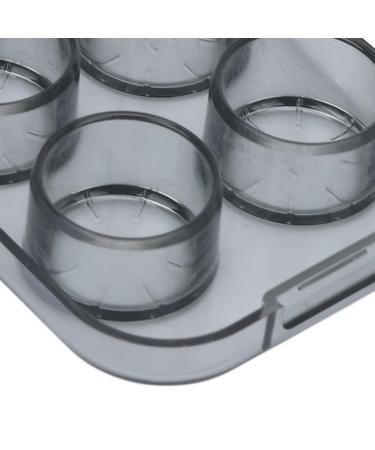 AMONIDA Contact Lens Case - Transparent Hygienic Container & Travel Tweezers for Girls - Perfect for Office Use (Gray) - Buy Online on GoSupps.com