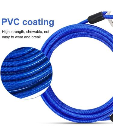 Dongker Hofleine Dog Tie-Out Linen - 3m Heavy Duty Leash with 360 Rotation Buckle for Small/Medium Dogs Up to 130 lbs - Orange | International Shipping Available - Buy Online on GoSupps.com