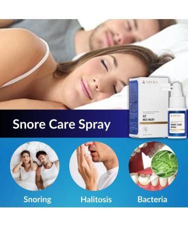 ABERA Snore Care Spray - Natural Herbal Anti-Snoring Solution for Better Sleep & Throat Relief (1.01 Fl Oz - Buy Online on GoSupps.com